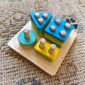 Lovevery Sort & Stack Peg Puzzle